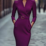 Iara - Elegants Melns Kleita