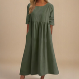 Lunessa | Eleganta A-līnijas kleita ikdienas komfortam
