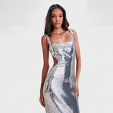 Sparkle Silver - Vakara kleita