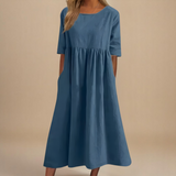 Lunessa | Eleganta A-līnijas kleita ikdienas komfortam