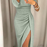 Natália - Elegants kleita ar atklātiem pleciem