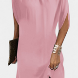 Ena Midi Kleita Bez Laika Rāmja ar Apaļu Izgriezumu