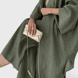 Kaspija | Divdaļīgs atpūtas komplekts ar garu kimono