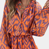 Yasmine | Mono Mini volāni un ikat raksts